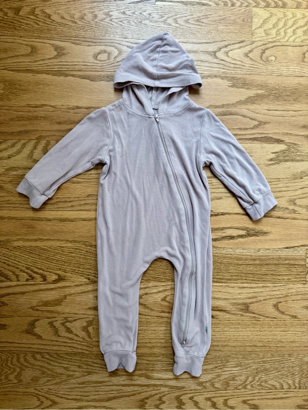 Kyte BABY Hooded One-Piece in Soft Mauve